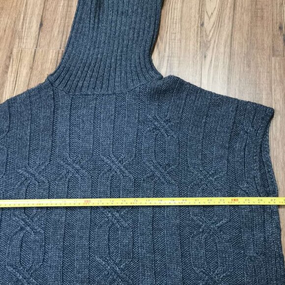 Women's Oversize Turtleneck Sweater Cape (fits M/L/XL/XXL) - Picture 10 of 12